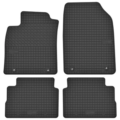 Image de Tapis de sol en caoutchouc pour Opel Vectra C 2002-2008 (liftback/hayon/berline) – 4 pièces, noirs, sur mesure