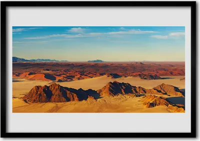 Produktbild von Bild 100x70 MDF-Rahmen Wandkunst Desert Sky Landschaft