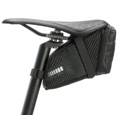 Produktbild von Wasserdichte Fahrradtasche zur Montage unter dem Sattel, Fassungsvermögen 1,5 l, schwarz