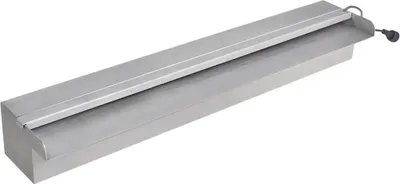 Obrázek produktu pro vidaXL Bazénová fontána s vodopádem a LED diodami Obdélníková nerezová ocel 60 cm
