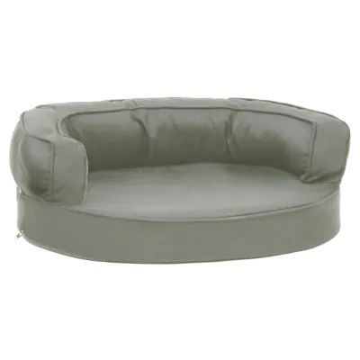 Zdjęcie produktu dla vidaXL Ergonomiczny materac dla psa 60x42 cm Lniany szary