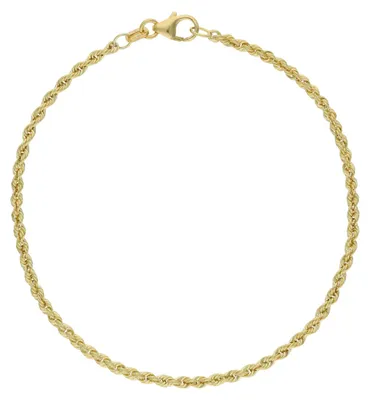 Produktbild von Armband Gold 333 Kordel schmal JL48-03-0132 JuwelmaLux 19 cm