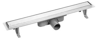 Zdjęcie produktu dla Odpływ liniowy Basso 60 cm, inox - podłogowy, wysoka przepustowość, 10 lat gwarancji, stal nierdzewna 304
