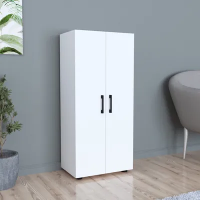 Produktbild von Beistellschrank 'Åsnes' 108x49x32cm mit 3 Ablagefächern Weiß
