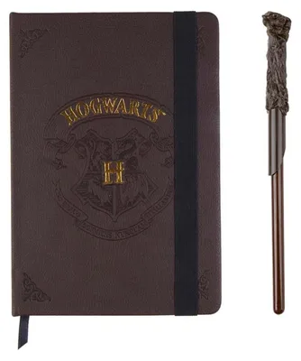 Imagen del producto de Set de material escolar de Harry Potter para Hogwarts: accesorios mágicos para la escuela, que incluye una varita
