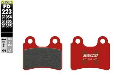 Produktbild von Galfer Fd223-g1805 Bremsbeläge Golden Golden One Size