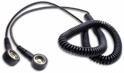 Produktbild von QUADRIOS, 1903EC018, Spiralkabel 3,6 m  2 x Knopf 10 mm