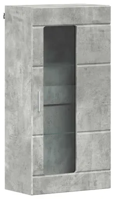Image de Armoire en bois gris béton, matériau composite