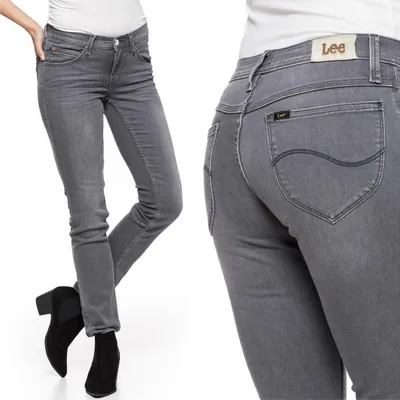 Produktbild von LEE, Damen Jeanshose, Skinny fit, JADE, W25 L33, Grau, Jeans, baggyjeans, buggy