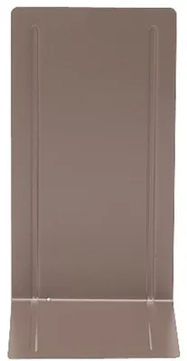 Produktbild von Buchstützen 240x130x140mm Metall grau VE=25x2 Stück