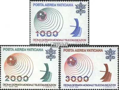 Produktbild von Briefmarken Vatikanstadt 1978 Mi 723-725 (kompl.Ausgabe) gestempelt Fernmeldewesen