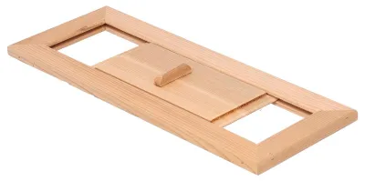 Produktbild von Holzlüfter – Belüftung – Verstellbar – 35 x 14 x 2 cm – Für Saunen – Ideal für Saunabereiche