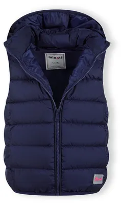 Produktbild von Minoti Steppweste Dunkelblau Gr. 134 für Mädchen