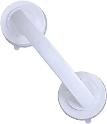 Produktbild von Handgriff mit Saugnapf - Badgriff für mehr Sicherheit - 194 x 65 mm - Weiß
