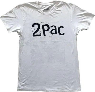 Immagine prodotto di Maglietta bianca 2Pac Changes Back Repeat