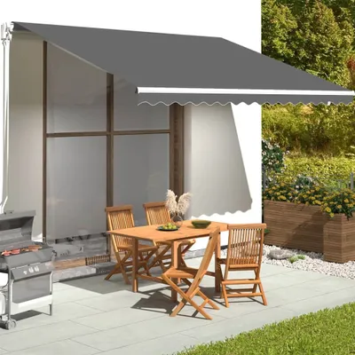 Produktbild von The Living Store Markisenbespannung Anthrazit 4,5x3,5 m