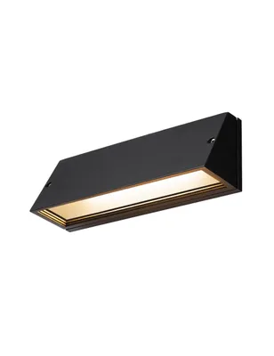 Produktbild von SLV 1003453 PEMA Outdoor LED Wandleuchte schwarz CCT switch 3000/4000K IP65