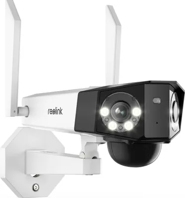 Immagine prodotto di Telecamera di sorveglianza per esterni Reolink 6MP 3G/4G LTE con grandangolo a 180°, doppio obiettivo, telecamera di sorveglianza solare per esterni con slot per scheda SIM, senza WLAN, rilevamento AI, visione notturna a colori, Duo 2 LTE