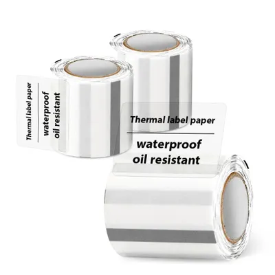 Produktbild von Etikettenpapier für P50 Etikettendrucker, transparent, 40x30cm