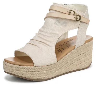 Produktbild von Blowfish Malibu Damen Lacey-c-Rope Espadrille Keilsandalen, knochenfarben, 41 EU
