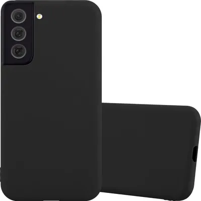 Produktbild von Cadorabo Hülle für Samsung Galaxy S22 Schutzhülle in Schwarz Handyhülle TPU Silikon Etui Case Cover