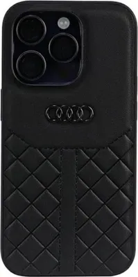 Produktbild von Etui Audi Echtes Leder Na Iphone 14 Pro - Czarne Au-Tpupcip14P-Q8/D1-Bk