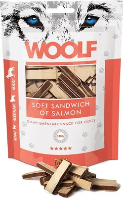 Produktbild von Woolf Soft Sandwich of Salmon - Delikatesse mit Lachs 100g (1006)