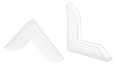 Eckenschutz L-förmig 45x8 mm transparent 36 Stück