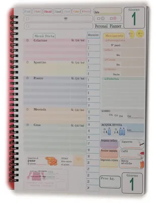 Produktbild von Persönlicher Planer A4 Spiralblock - 100 Tage Logbuch