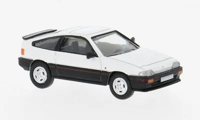Produktbild von Brekina PCX870470 - 1/87 Honda CRX, weiss/schwarz, 1983 - Neu