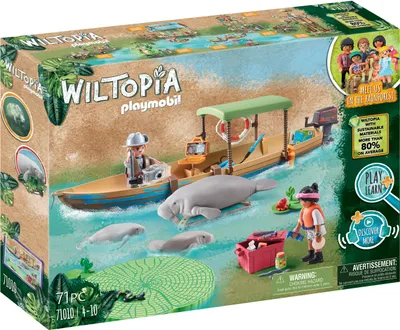 Produktbild von PLAYMOBIL Wiltopia 71010 Bootsausflug zu den Seekühen