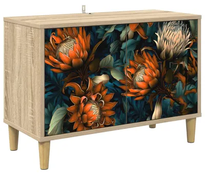 Productafbeelding van vidaXL TV-kast LOCHEM, 69 x 33 x 50 cm, Sonoma houtvezel