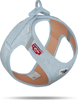 Produktbild von Curli Clasp Air-Mesh SE24, Hund, Westengeschirr, XXXS, Blau, Stoff, Netz, 2,67 cm