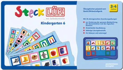 Produktbild von LÜK SteckLÜK Kindergarten 6 ab 3 Jahren 8206