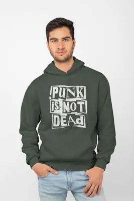 Produktbild von D&B Uni Hoodie ZN00004 Punk Waldgrün-Größe S