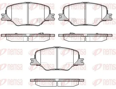 Produktbild von REMSA Bremsbeläge Satz Vorne Bremsklötze für OPEL INSIGNIA Caravan 1795.02