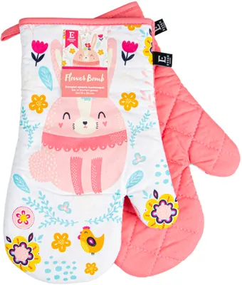 Produktbild von Ofenhandschuhe, Küchenhandschuhe Ostermuster Flower bomb