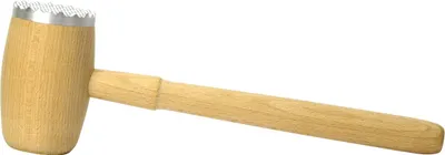 Obrázek produktu pro Palička na maso dřevo/hliník kulatá jednostranná CZ