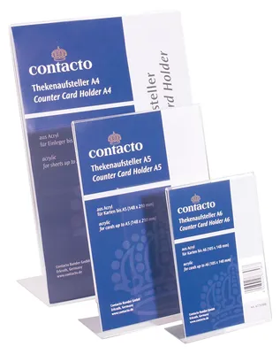 Produktbild von CONTACTO Thekenaufsteller, Höhe: 297 mm, Breite: 210 mm