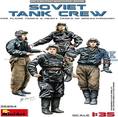 Produktbild von MiniArt 35254 Soviet Tank Crew Figuren Modell Bausatz 1:35 in