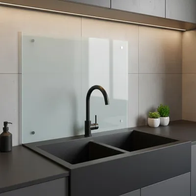 Produktbild von 70x50CM Küchenrückwand aus Milchglas Spritzschutz Küche Motivwand Wandschutz