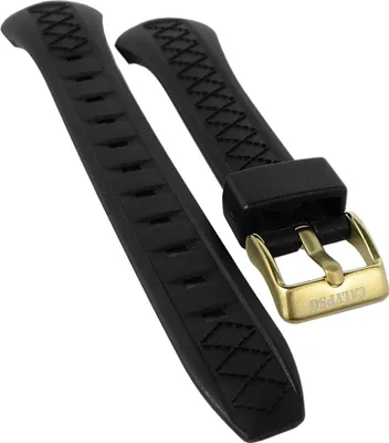 Produktbild von Calypso Uhrenarmband Kunststoff schwarz Spezial Anstoß < K5668 K5668/6