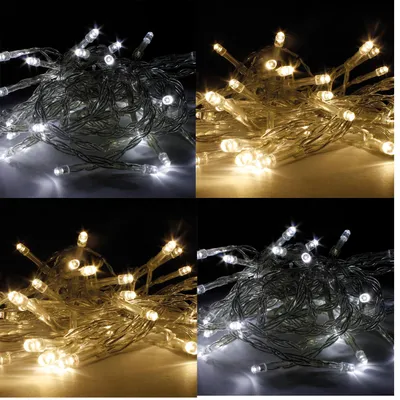 Produktbild von 10/20/30/50 LED Lichterkette Batterie Party Beleuchtung Innen + Außen