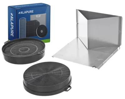 Image de Filtre Alapure compatible avec Neff 00706591 / Z5115X5, kit de démarrage pour la recirculation de l'air