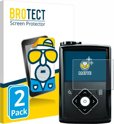Produktbild von 2x BROTECT Schutzfolie für Medtronic Minimed 780G/ 770G/ 670G/ 640G/ 630G Displayschutz Displayschutzfolie Folie Matt Entspiegelungsfolie