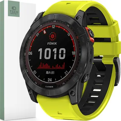 Immagine prodotto di Tech-Protect Iconband Pro Garmin Fenix 3 / 5X / 3Hr / 5X Plus / 6X / 6X Pro / 7X Lime/Nero