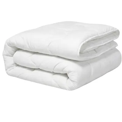 Produktbild von Textom Gold White Ganzjahresdecke 155x200 cm antiallergisch gesteppt Mikrofaser weiß