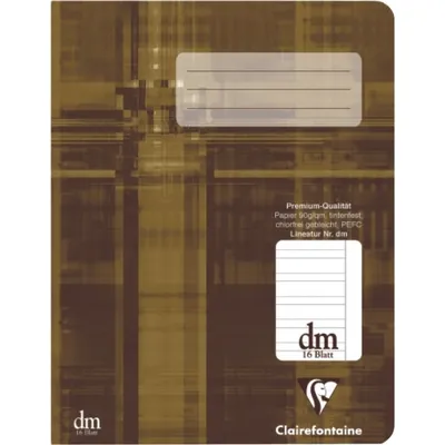 Produktbild von Clairefontaine Heft A5 Premium dm mit Rand 16Bl