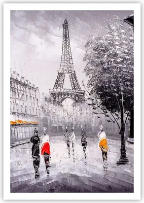 Produktbild von Poster - Poster ohne Rahmen - Architektur Paris Eiffle Frankreich - 70x100 cm - Wand Bild - Wanddeko - Wandbilder - Kunstposter - Wandposter - Bilder - Kunstdruck - Wandbild - P2XPA70x100-2961