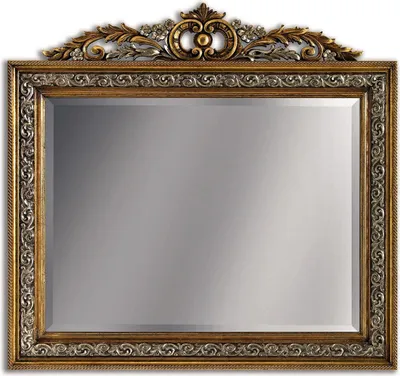 Immagine prodotto di Specchio classico di design Specchio da parete quadrato in oro barocco Modello BV1579O
